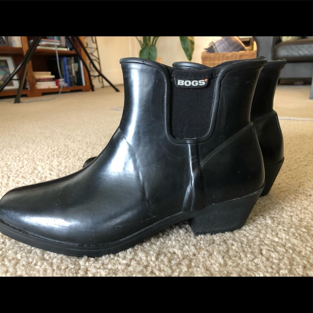 BOGS Women Black Rain Boot